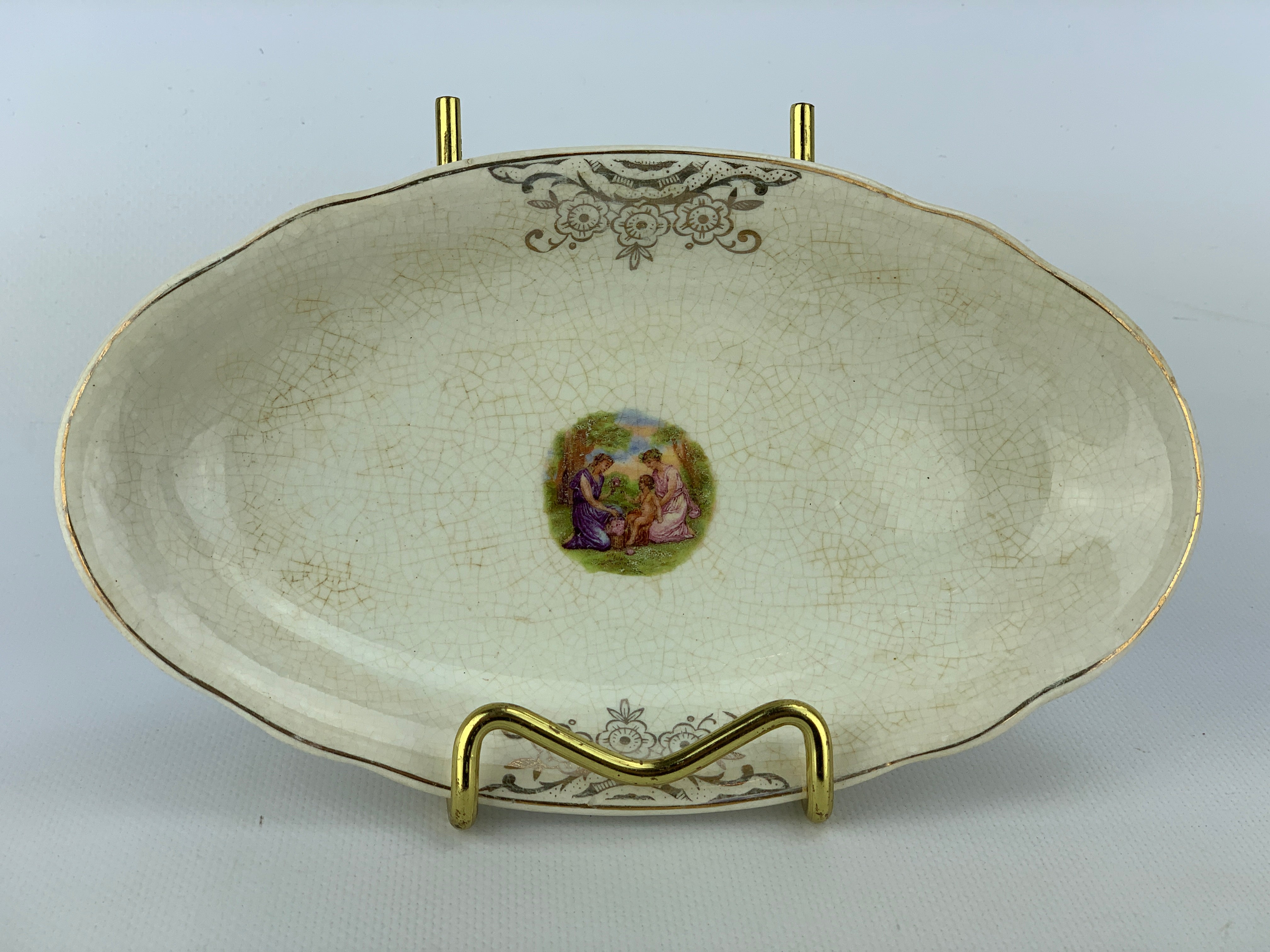 Titanape Set di 2 piccoli gingilli con mandala, vassoio decorativo in ceramica con cristalli, regalo per donne, amiche, mamma, compleanno, Natale, San