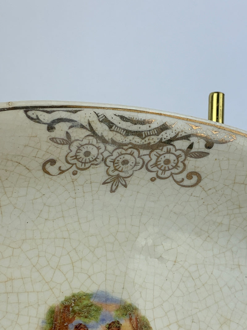 Piccolo vassoio ceramica società ceramica lombarda