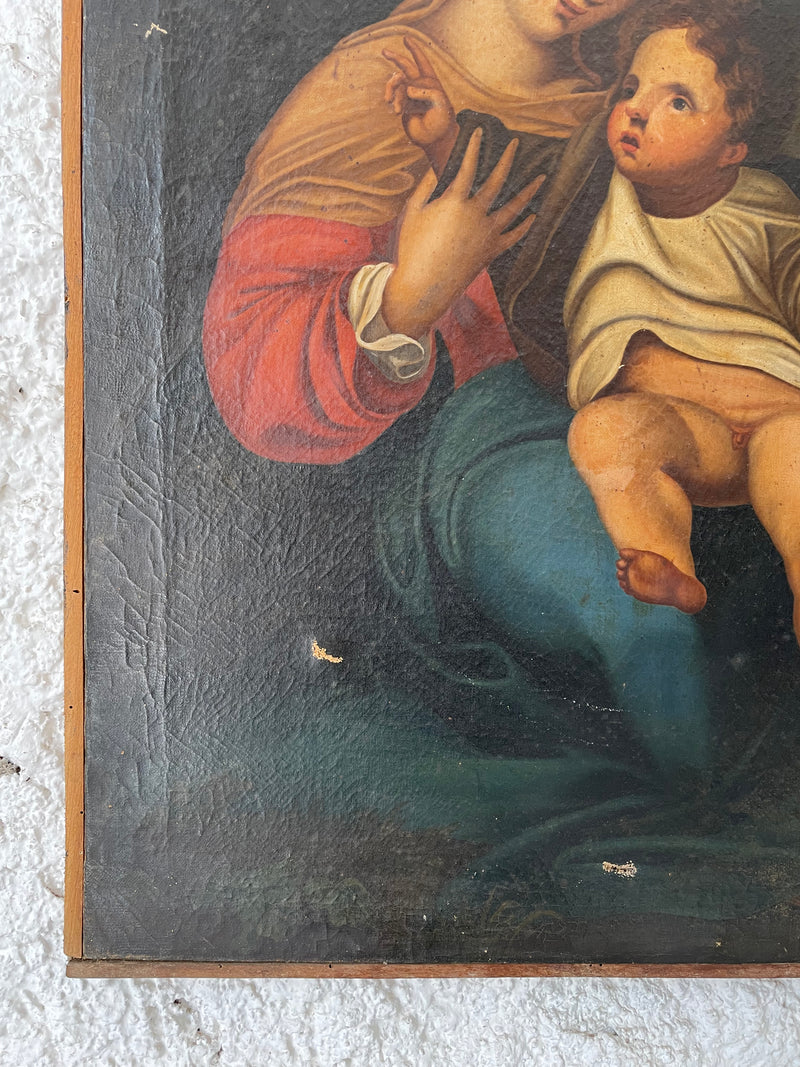 Quadro Madonna con Bambino 1872