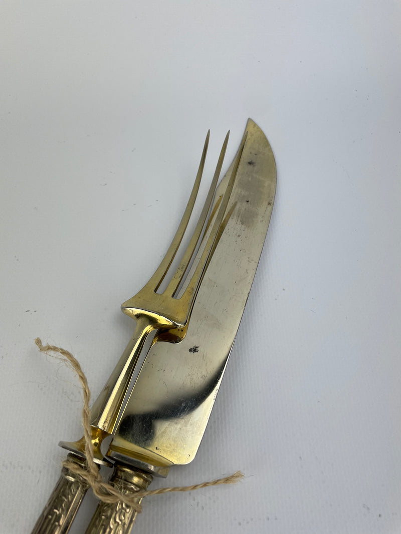 Set Posate da arrosto in argento 800