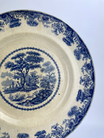 Piatto in ceramica inglese primi '900