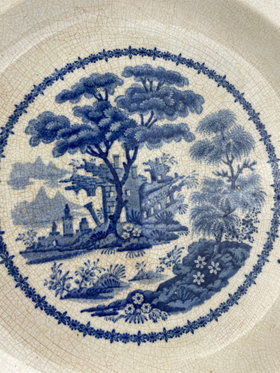 Piatto in ceramica inglese primi '900