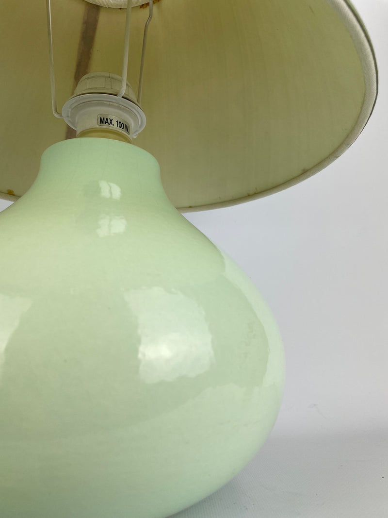 Lampada da tavolo verde pastello