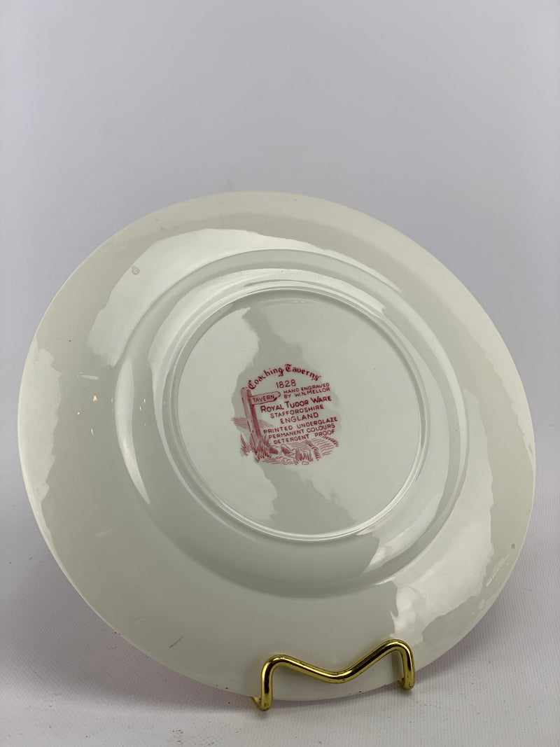 Piatto da parete Royal Tudor Ware Staffordshire Coaching Taverns