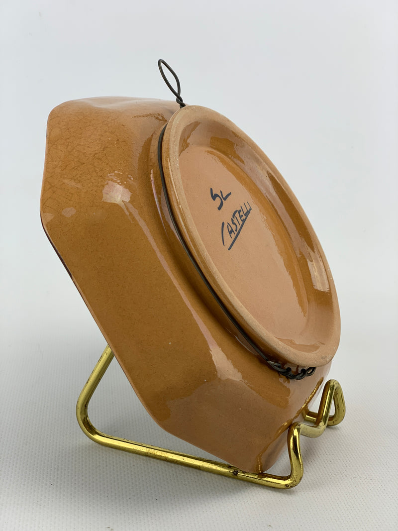 Piatto da parete ceramica Castelli
