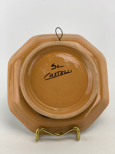 Piatto da parete ceramica Castelli