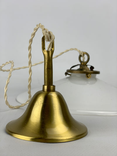 Lampadario vetro opalino
