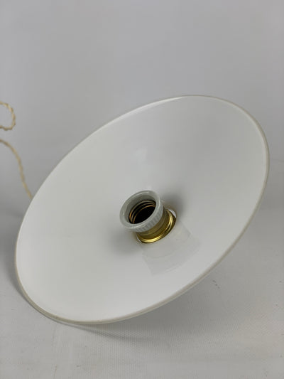 Lampadario vetro opalino