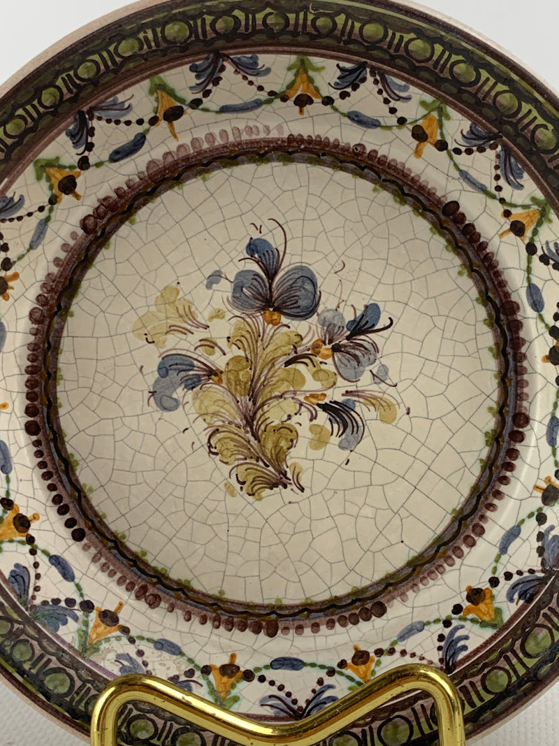 Piatto ceramica Del Monaco Grottaglie