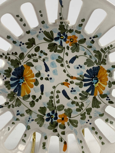 Cestino ceramica Castelli
