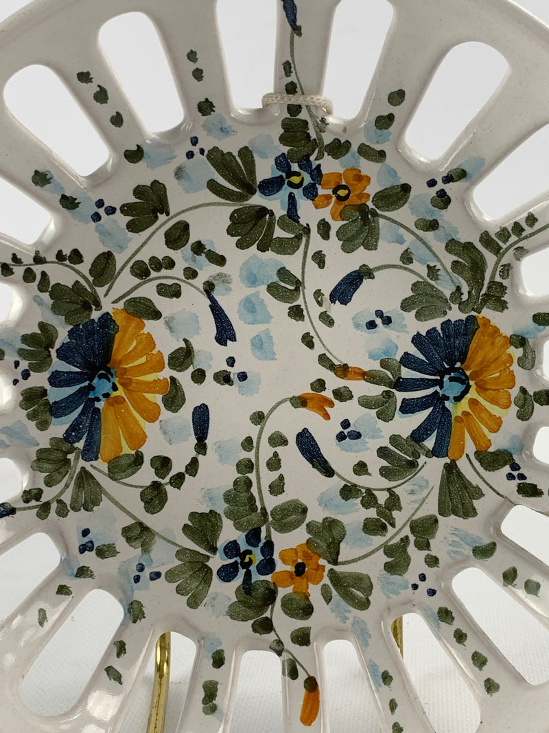 Cestino ceramica Castelli