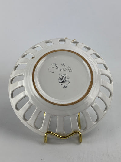 Cestino ceramica Castelli