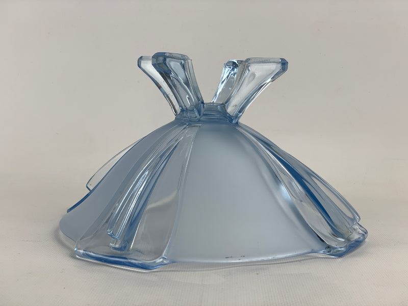Alzata vetro azzurro