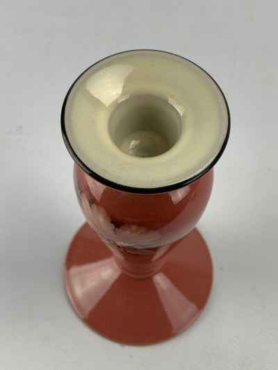Portacandela ceramica rosa