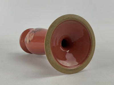 Portacandela ceramica rosa
