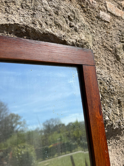 Specchio rettangolare con cornice legno 46x58 cm