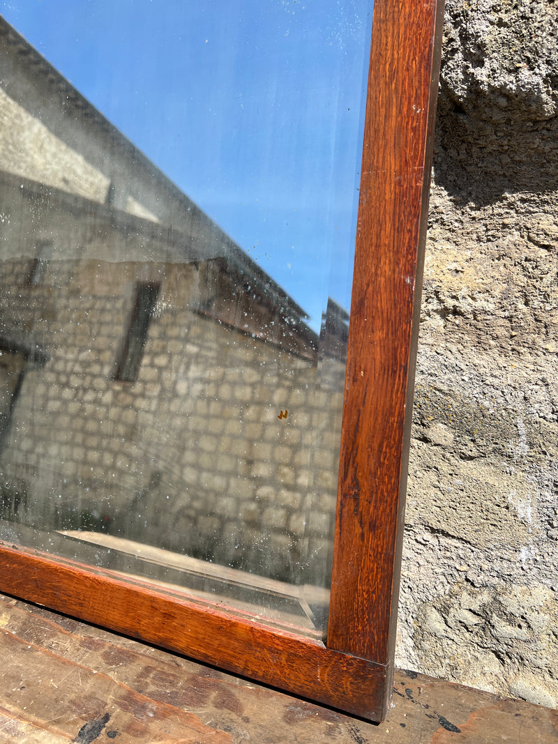 Specchio rettangolare con cornice legno 46x58 cm
