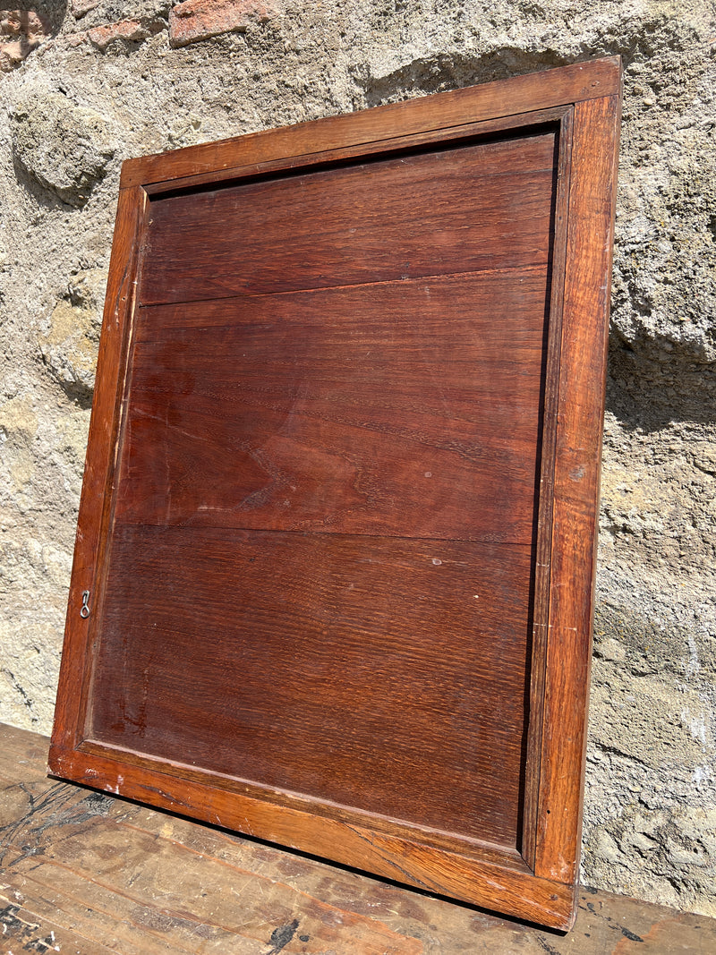 Specchio rettangolare con cornice legno 46x58 cm