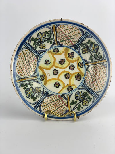 Piatto ceramica dipinta a mano