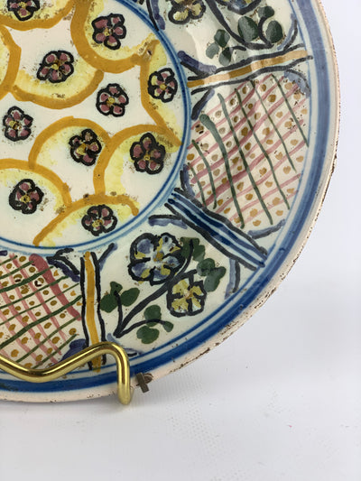 Piatto ceramica dipinta a mano
