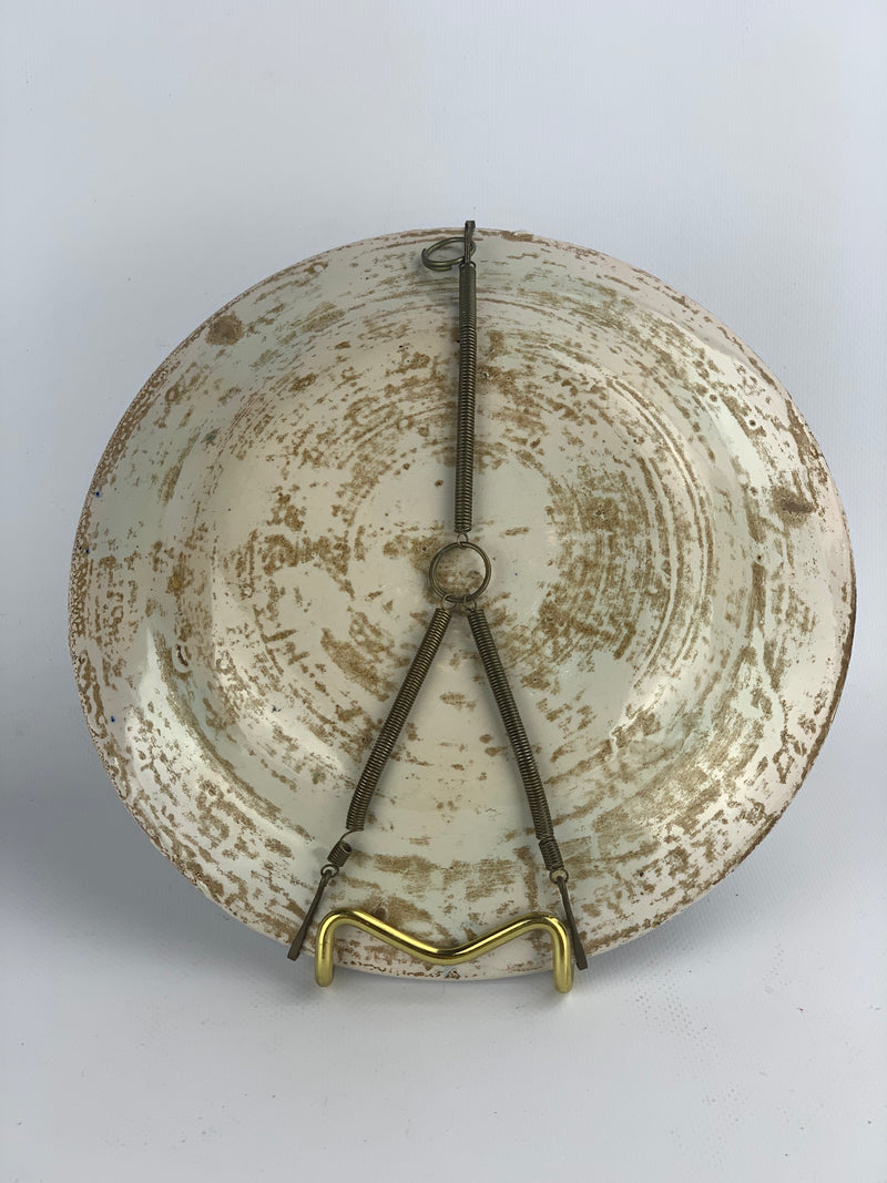 Piatto ceramica dipinta a mano