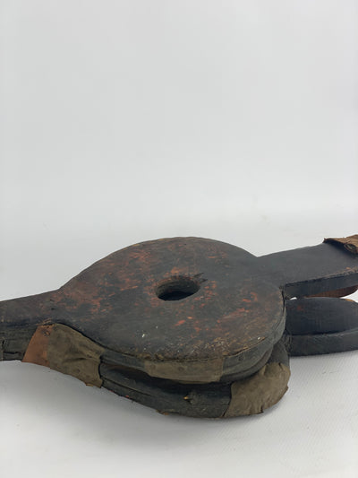 Vecchio mantice legno e metallo