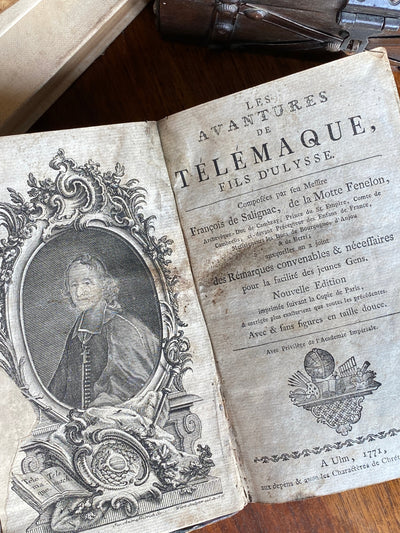 Libro Les avantures de Télémaque Fils d'Ulysse, de Salignac e de la Motte, A Ulm 1771.