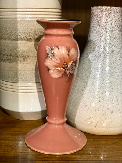 Portacandela ceramica rosa