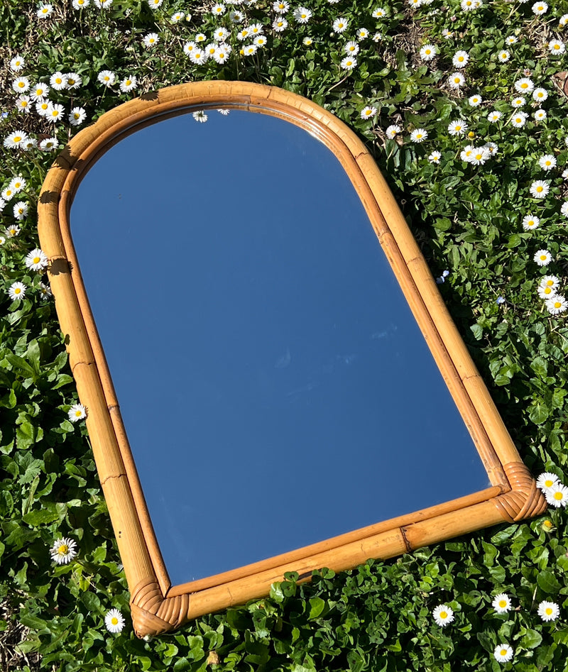 Specchio arco bamboo