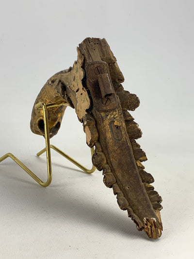 Fregio in legno dorato aquila