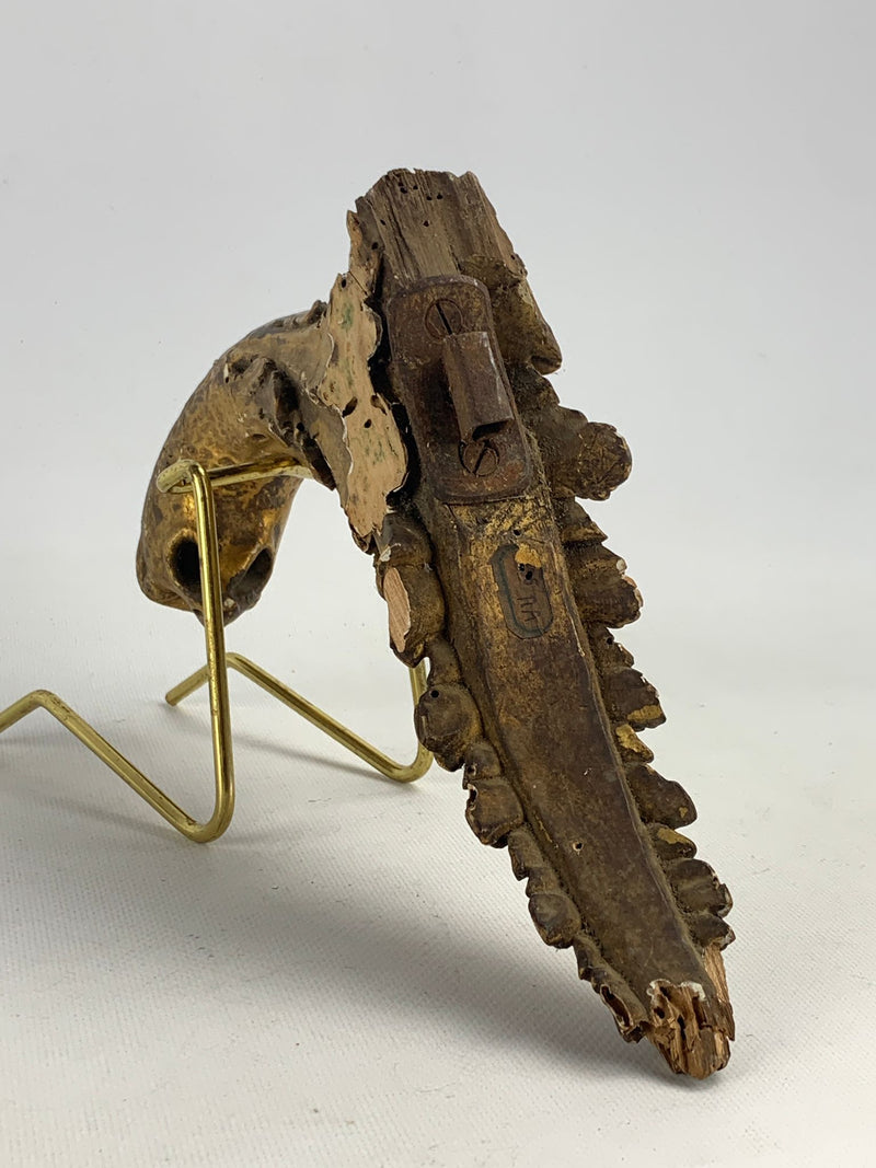 Fregio in legno dorato aquila