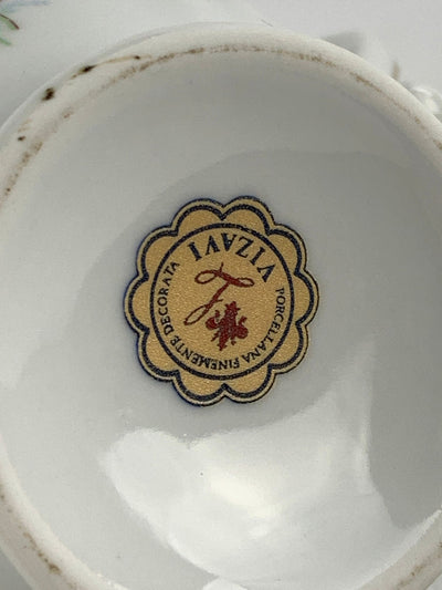 Caffettiera in porcellana decorata