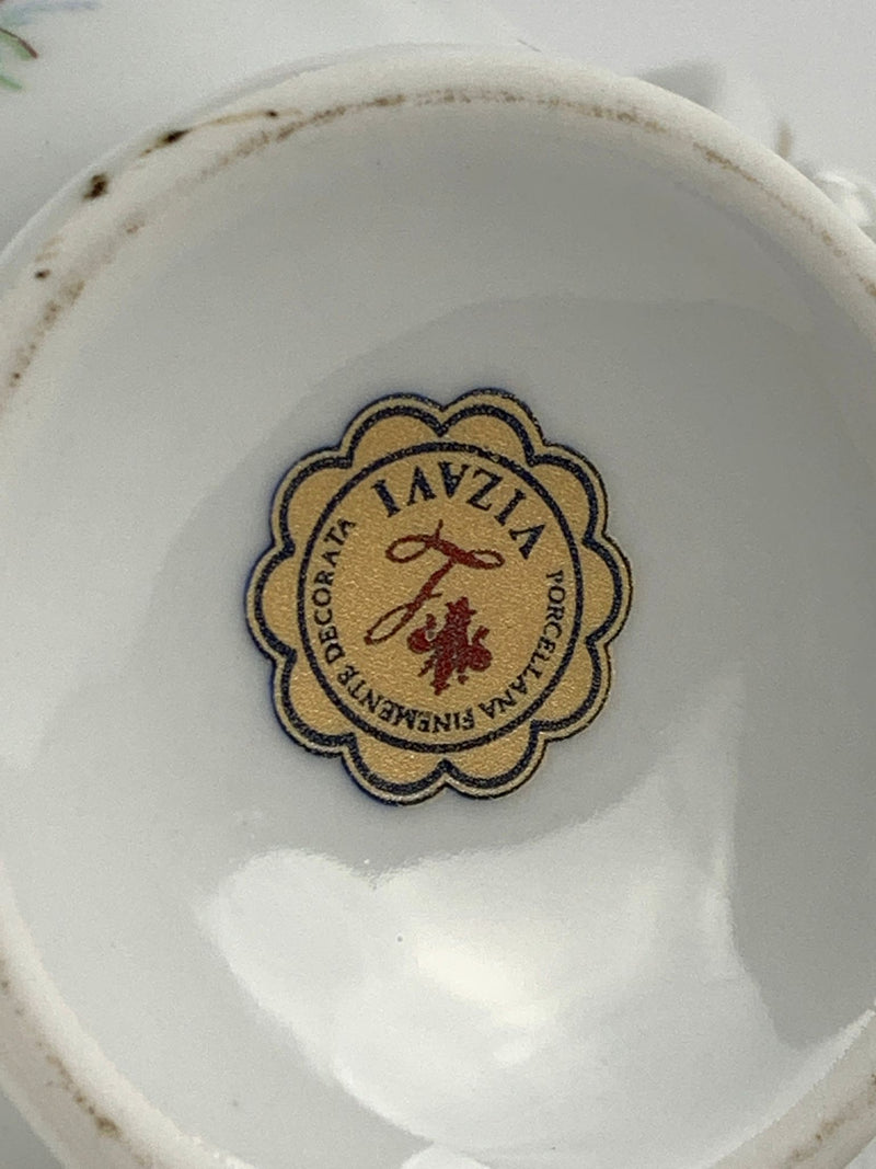Caffettiera in porcellana decorata