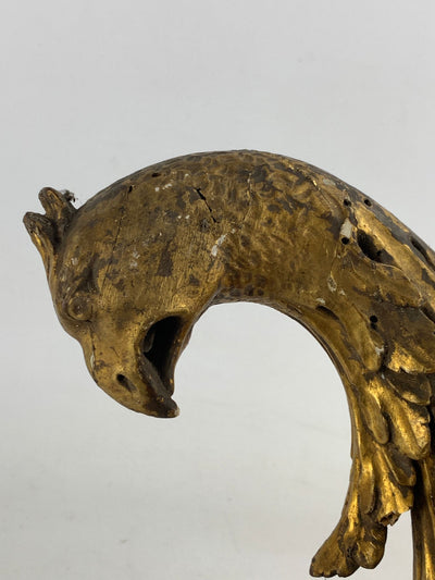 Fregio in legno dorato aquila