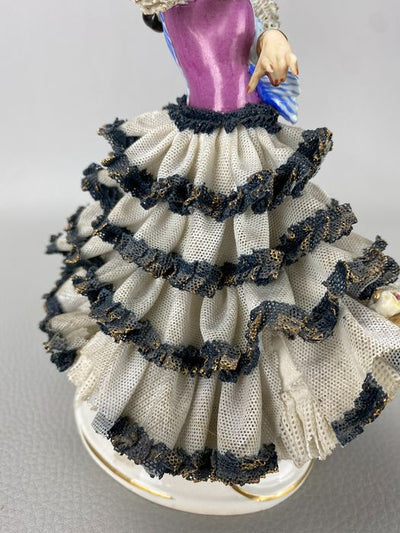 Statuina Ballerina flamenco porcellana Alka Dresden
