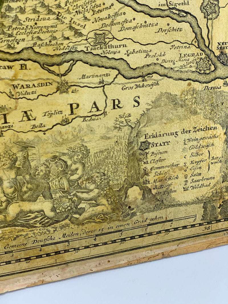 Mappa Ducato di Stiria Johann Baptist Homann