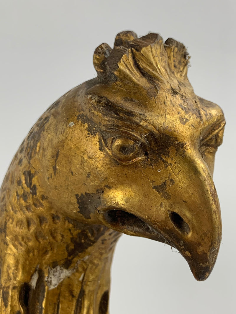 Fregio in legno dorato aquila