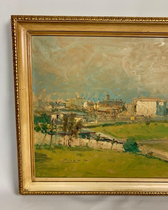 Quadro olio su tela Ziveri metà &