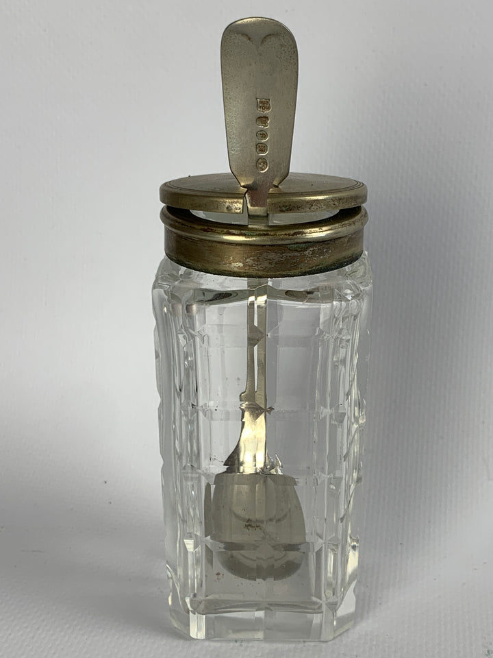 Cruet set silverplated cristallo vintage