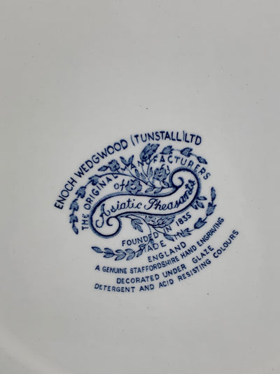 Piatto da torta porcellana Enoch Wedgwood Asiatic Pheasants