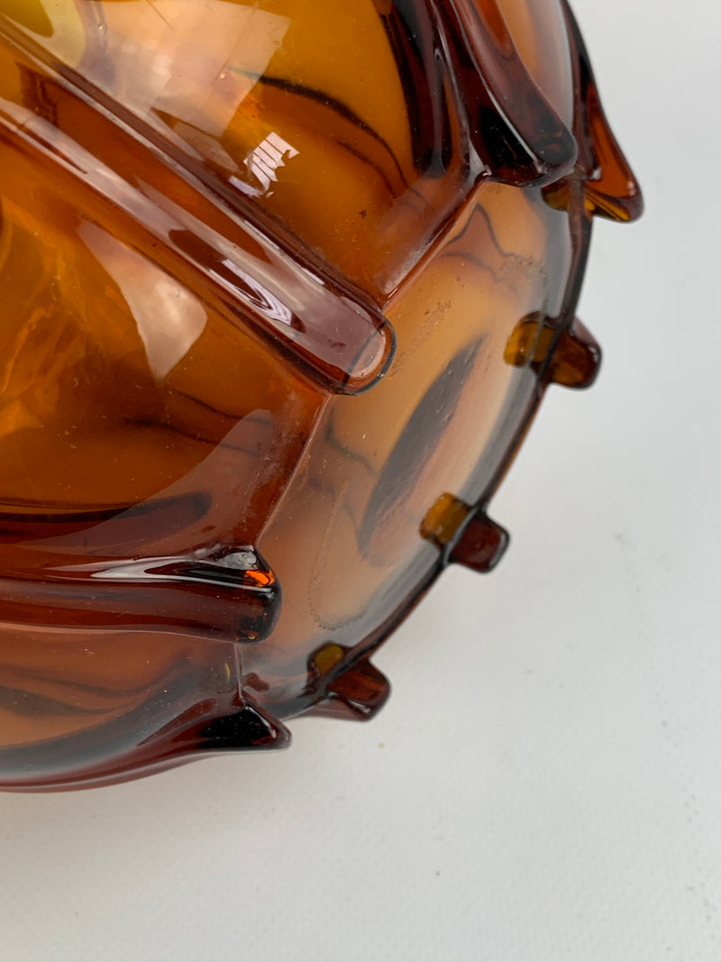 Cachepot Vaso vetro marrone