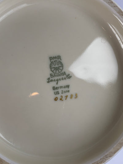 Vaso porcellana Bavaria pavone