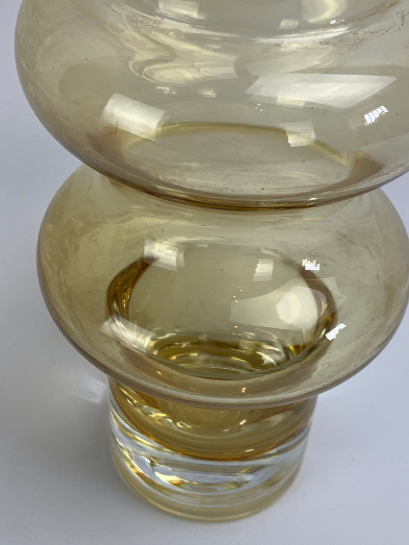 Vaso vetro ambra