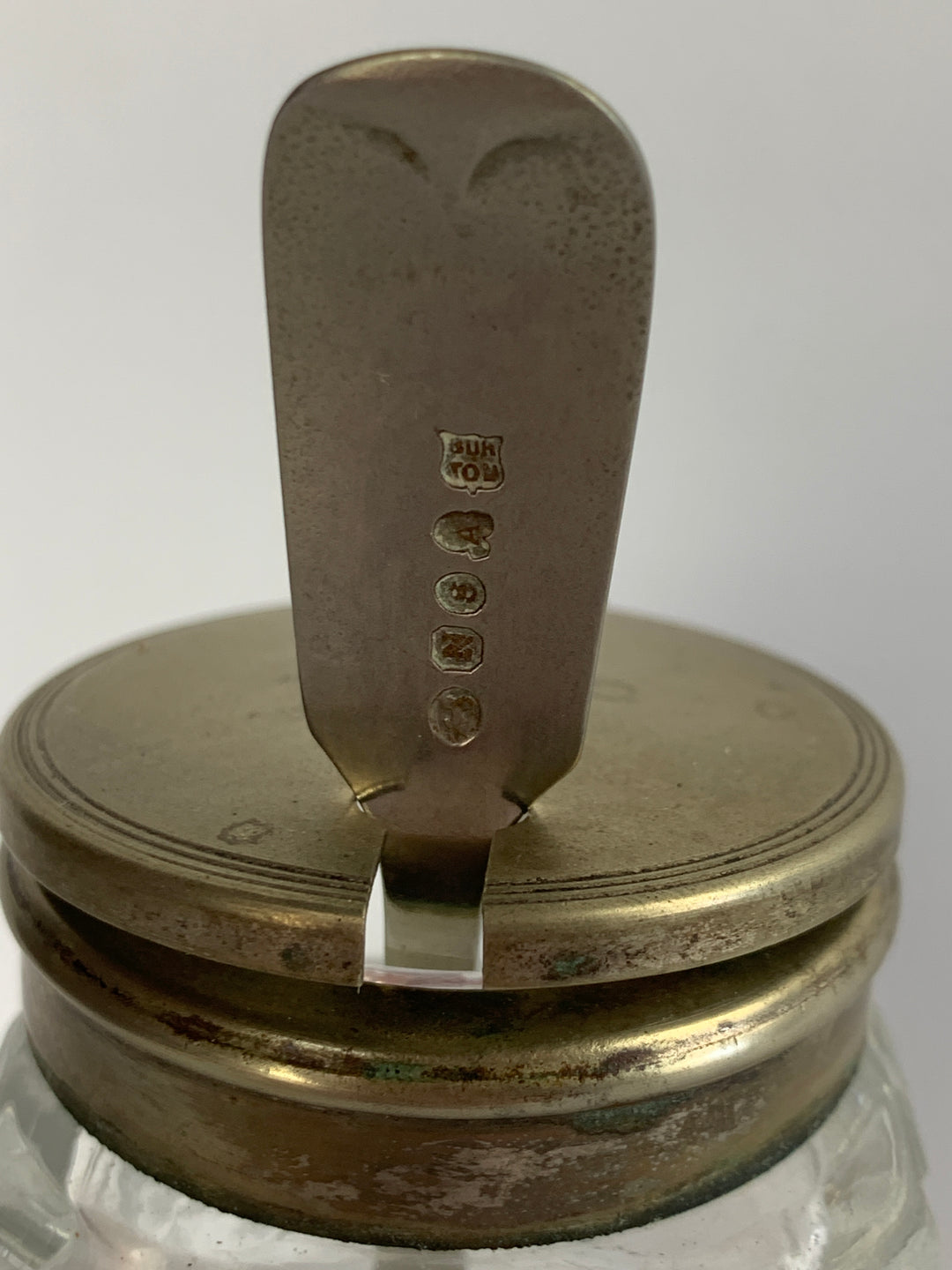 Cruet set silverplated cristallo vintage