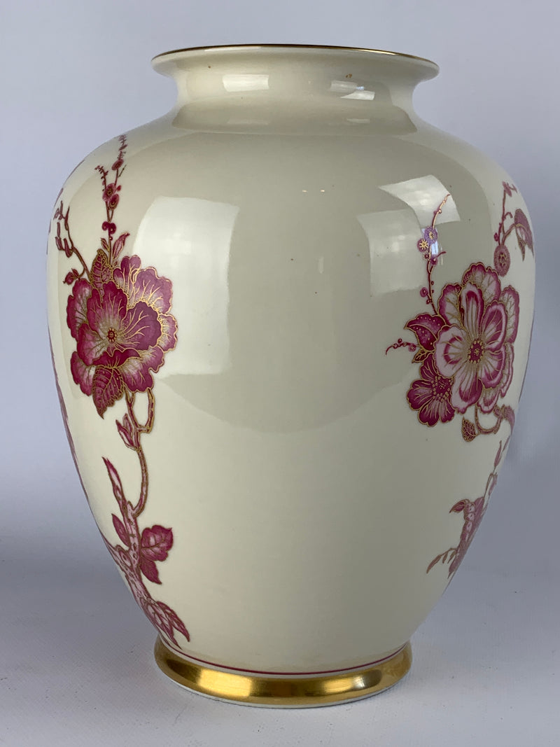Vaso porcellana Bavaria pavone