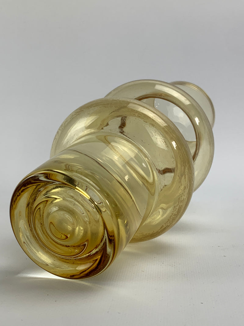 Vaso vetro ambra