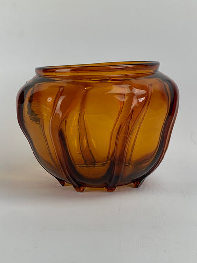 Cachepot Vaso vetro marrone