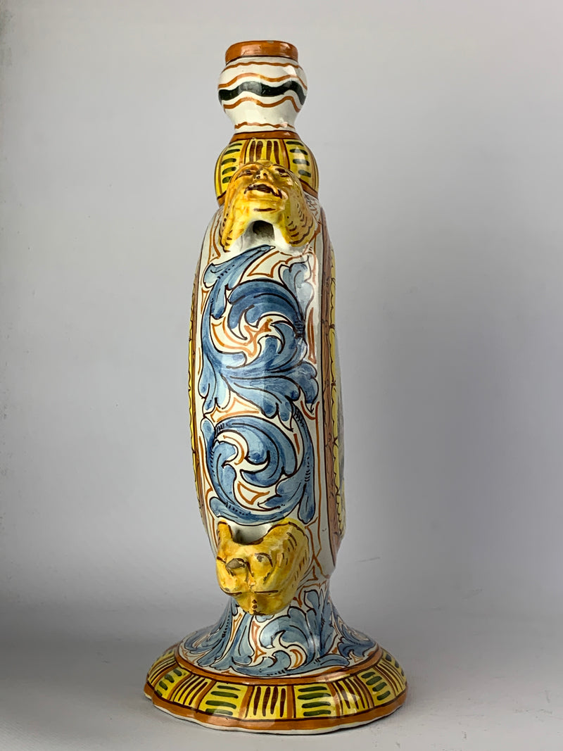 Fiasca del pellegrino ceramica Castelli