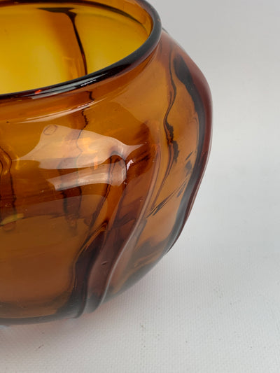Cachepot Vaso vetro marrone