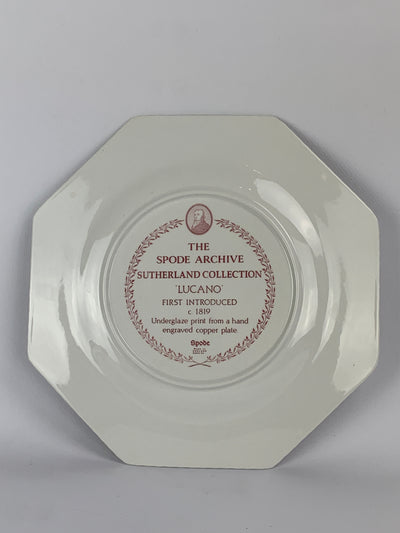 Piatto porcellana Spode "Lucano" England